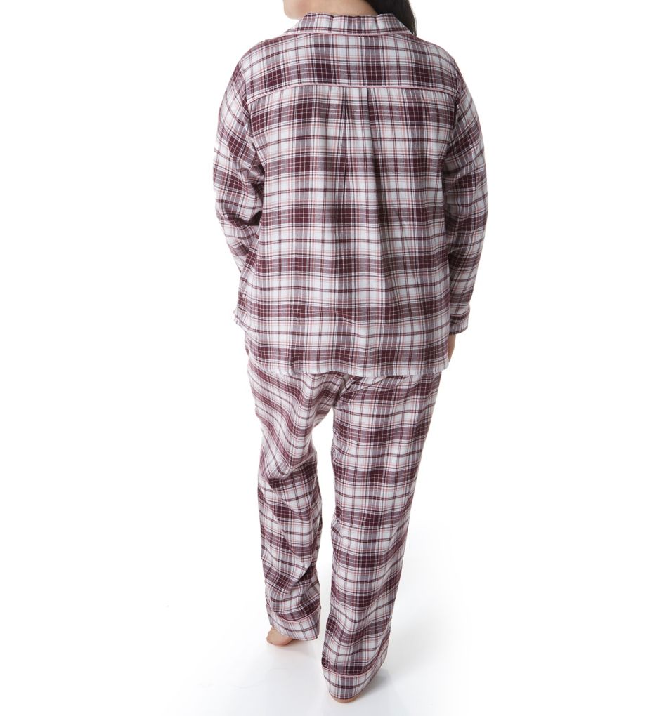 Plus Size Raven Plaid PJ Set