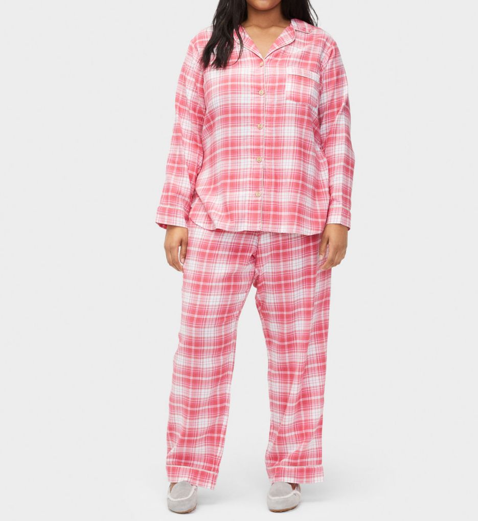 Plus Size Raven Plaid PJ Set