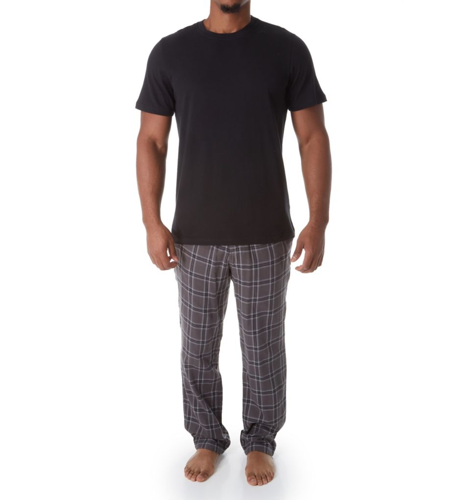 Grant Woven Pant Sleepwear Set-fs