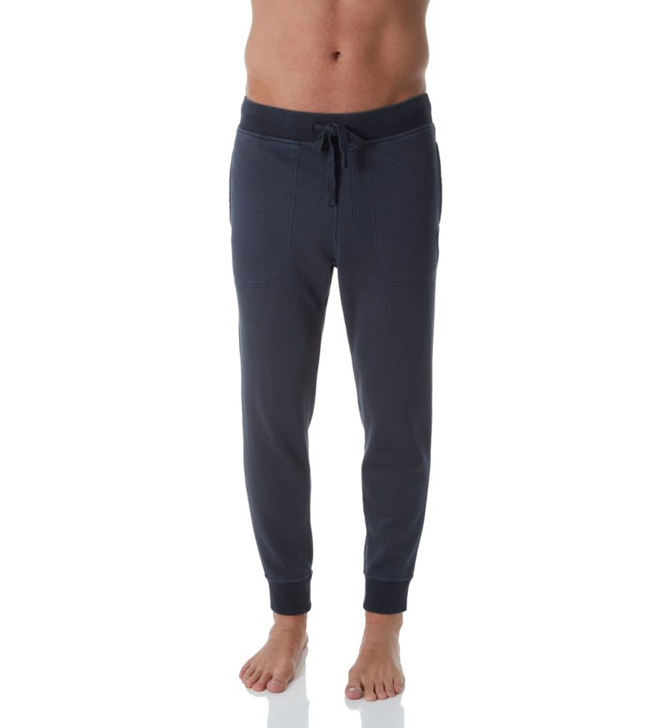 Jakob Washed Double Knit Fleece Jogger-fs