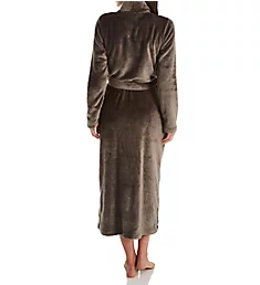 Marlow Double Faced Fleece Long Robe Charcoal S