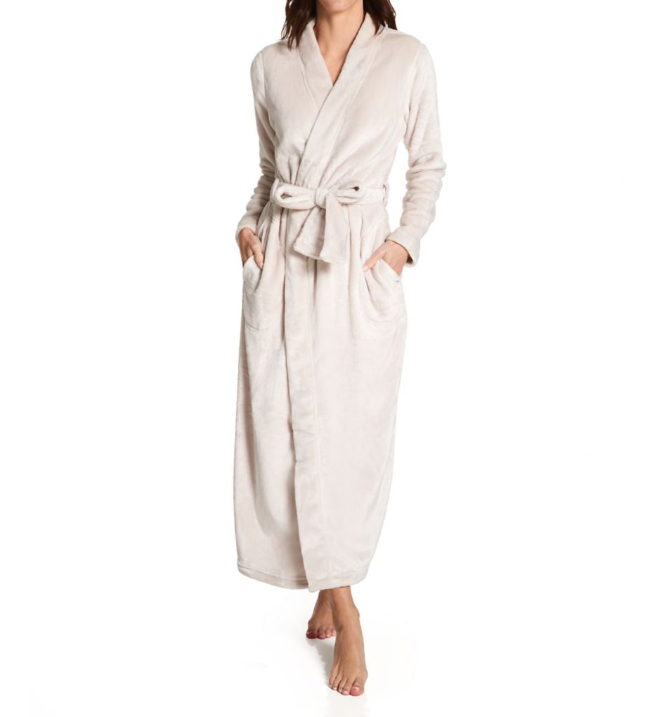 Marlow Double Faced Fleece Long Robe-fs