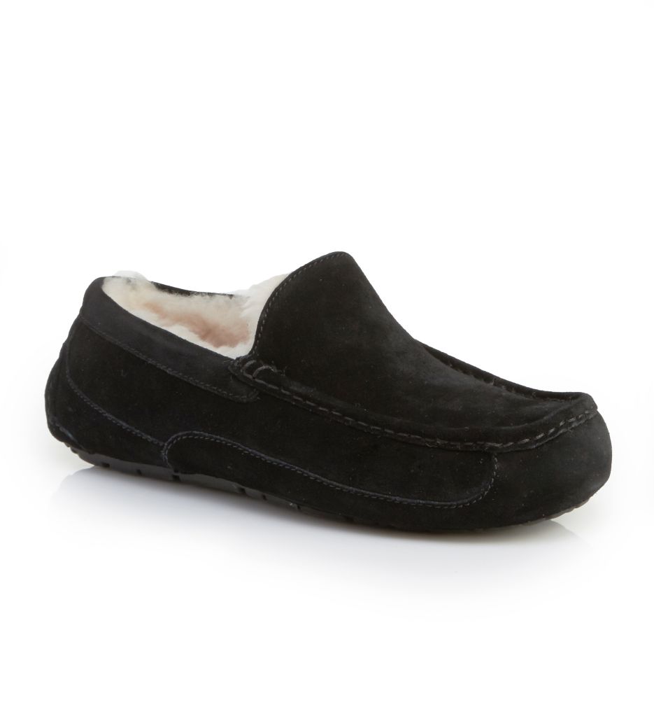 Ascot Suede Slipper Black Shoe 13 by UGG