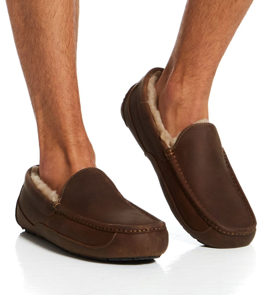 Ascot Full Grain Leather Slipper