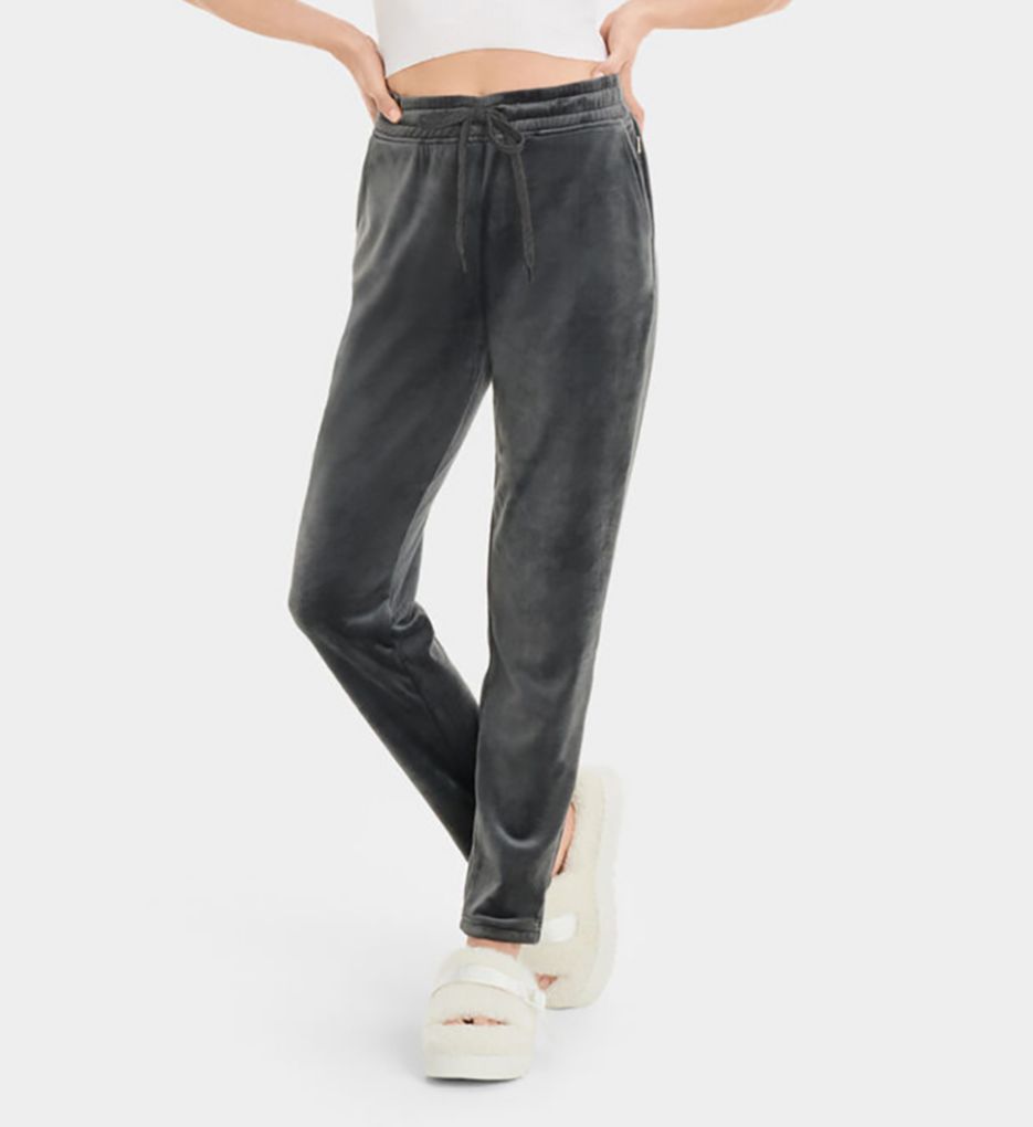 Women Velvet Joggers with Insert Pockets