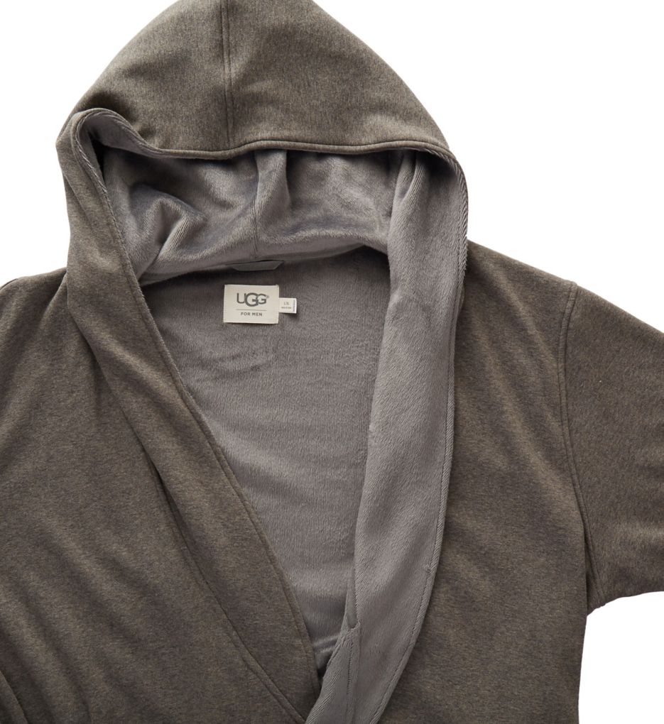 Brunswick Double Knit Hooded Fleece Robe-cs1