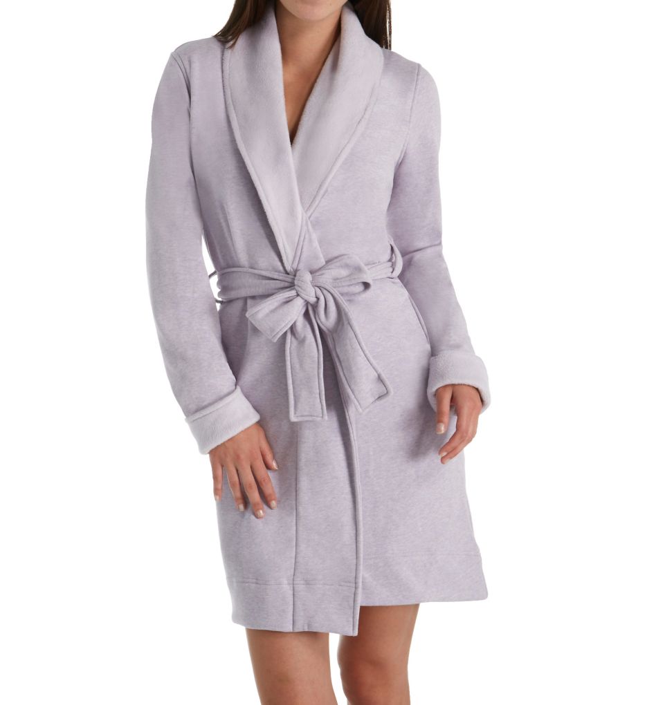 Blanche Double Knit Short Robe-fs