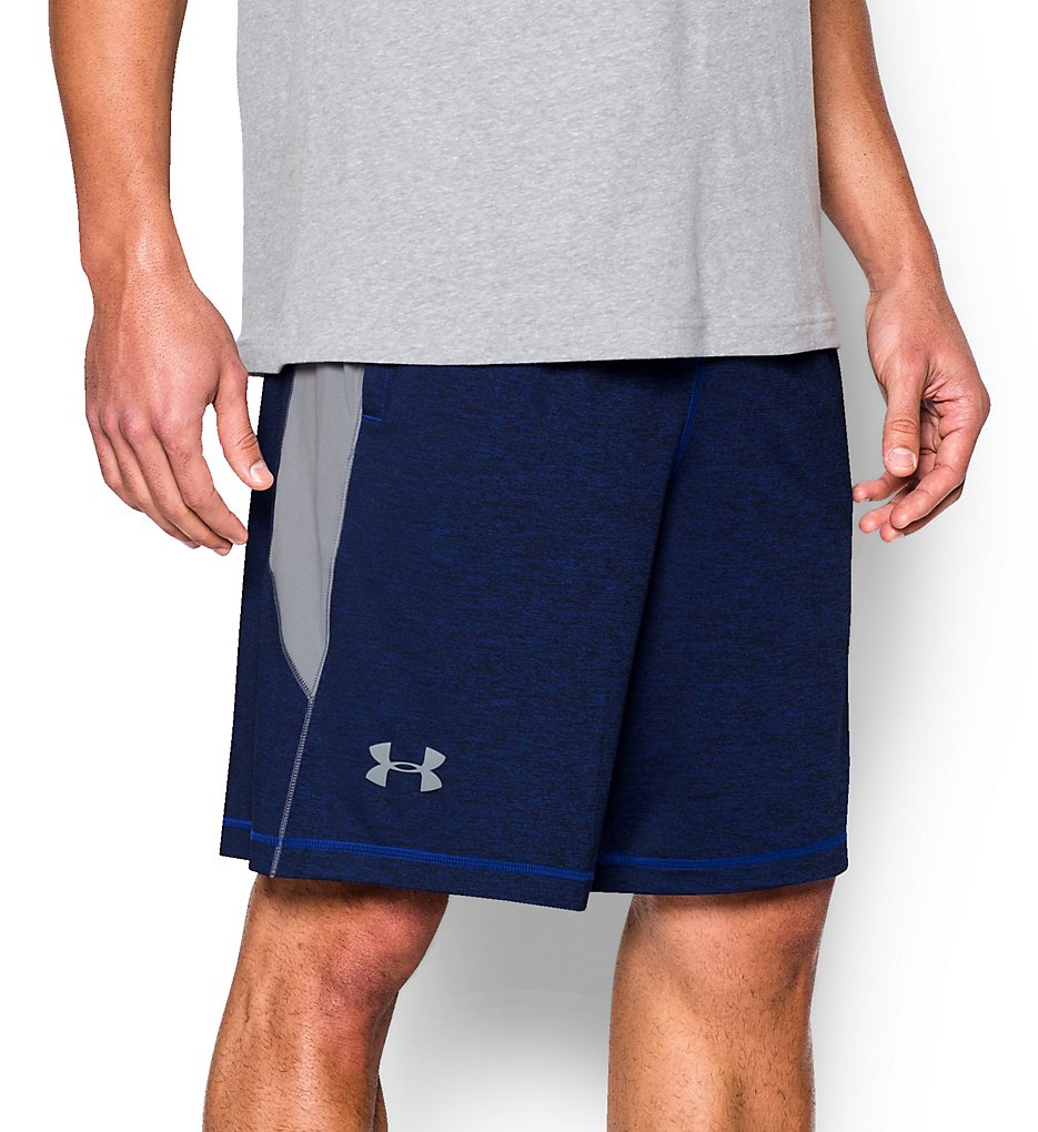 Under Armour 1253528 UA HeatGear Lightweight Printed Raid 10 Inch Short (Royal Blue/Stealth)