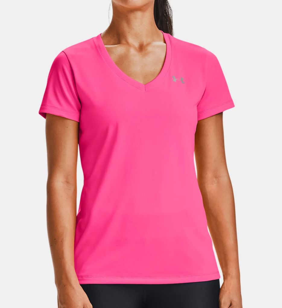 Under Armour UA Tech Solid V-Neck Short Sleeve T-Shirt 1255839 - Under  Armour T-Shirts & Tops
