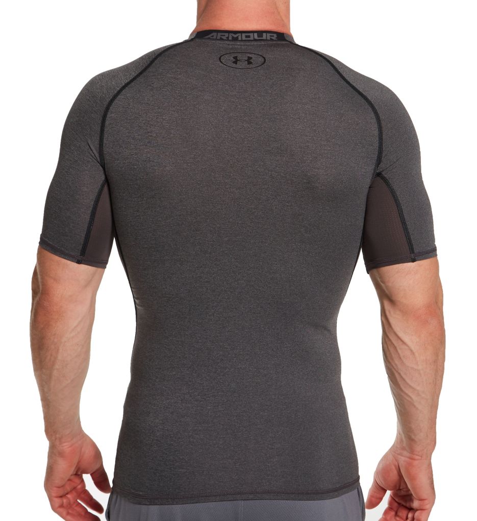 Under Armour Men's HeatGear Armour Short Sleeve Compression Shirt 1257468  Carbon