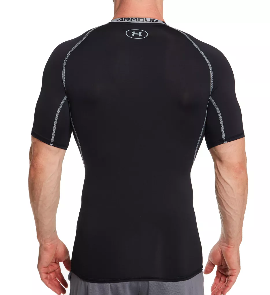 Under Armour Men's HeatGear Armour Long Sleeve Compression Shirt  1257471-090 Carbon Heather