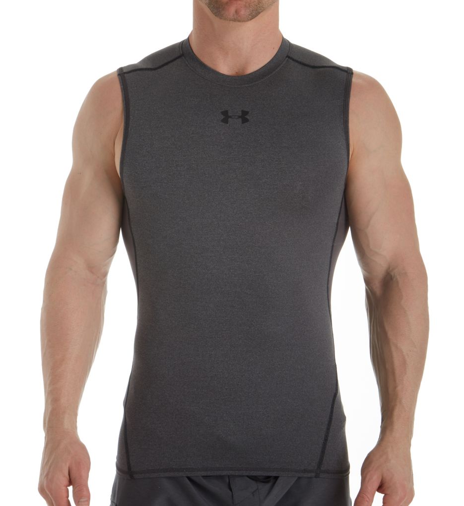 Under Armour Men's HeatGear Sleeveless Compression Shirt - Hibbett