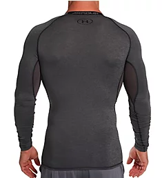 HeatGear Armour Long Sleeve Compression Shirt Carbon Heather/Black 3XL