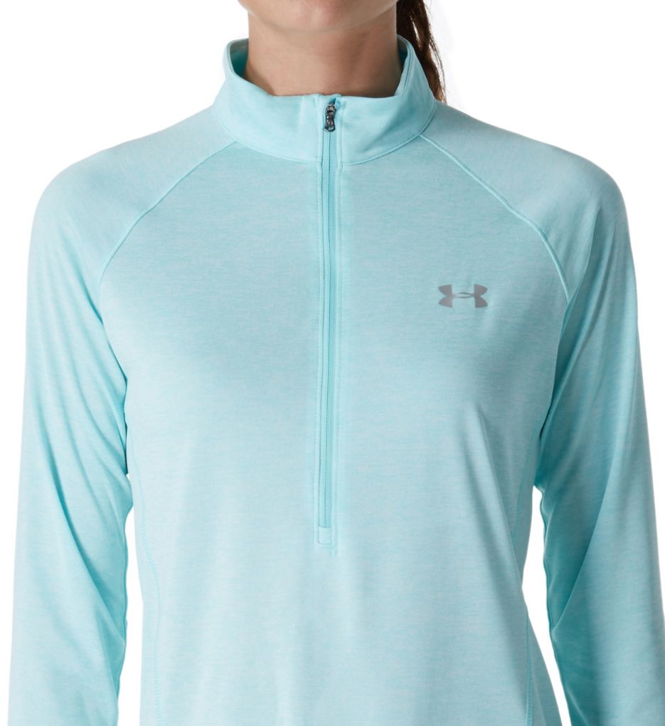 UA Tech Twist 1/2 Zip Long Sleeve Top-cs1