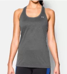 UA Tech Racerback Tank Carbon Heather S