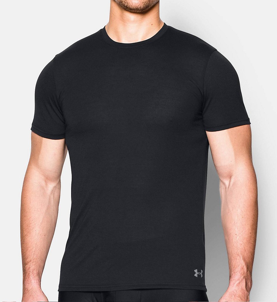 Under Armour 1275077 Core Performance Crewneck Undershirt (Black/Steel)