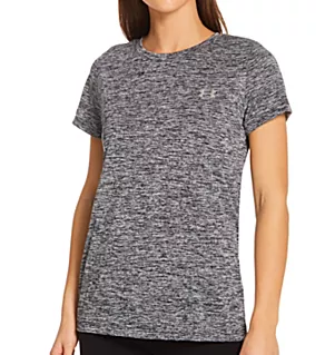 UA Tech Twist Crew Neck Short Sleeve T-Shirt Black 2X