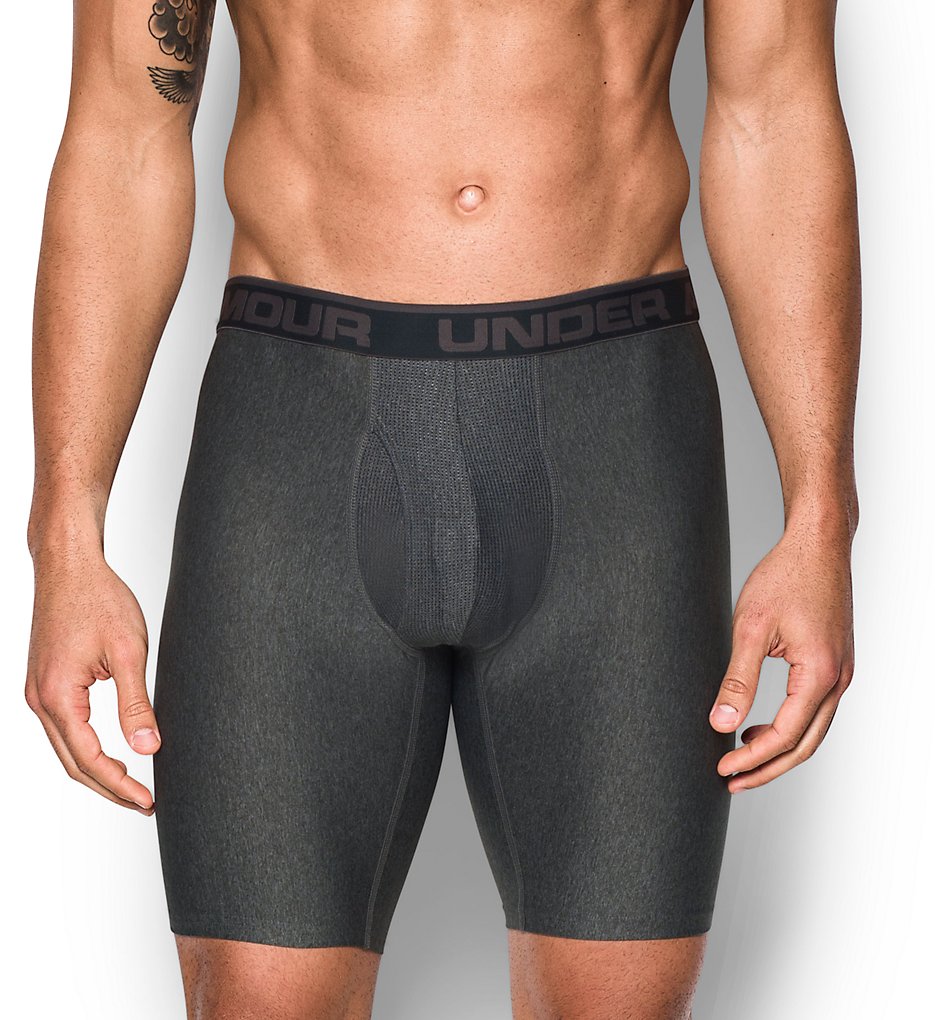 Under Armour 1277240 HeatGear Original Series 9 Inch Boxerjock (CarbonHeather/Charcoal)