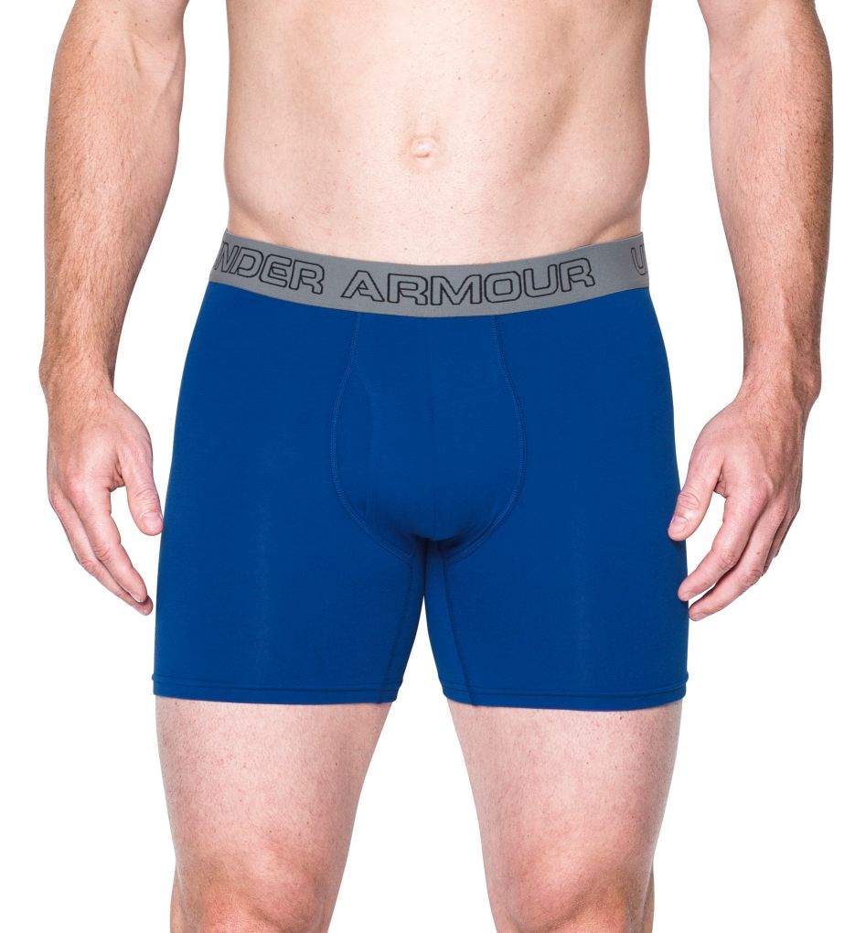 Cotton Stretch 6 Inch Boxer Briefs - 3 Pack