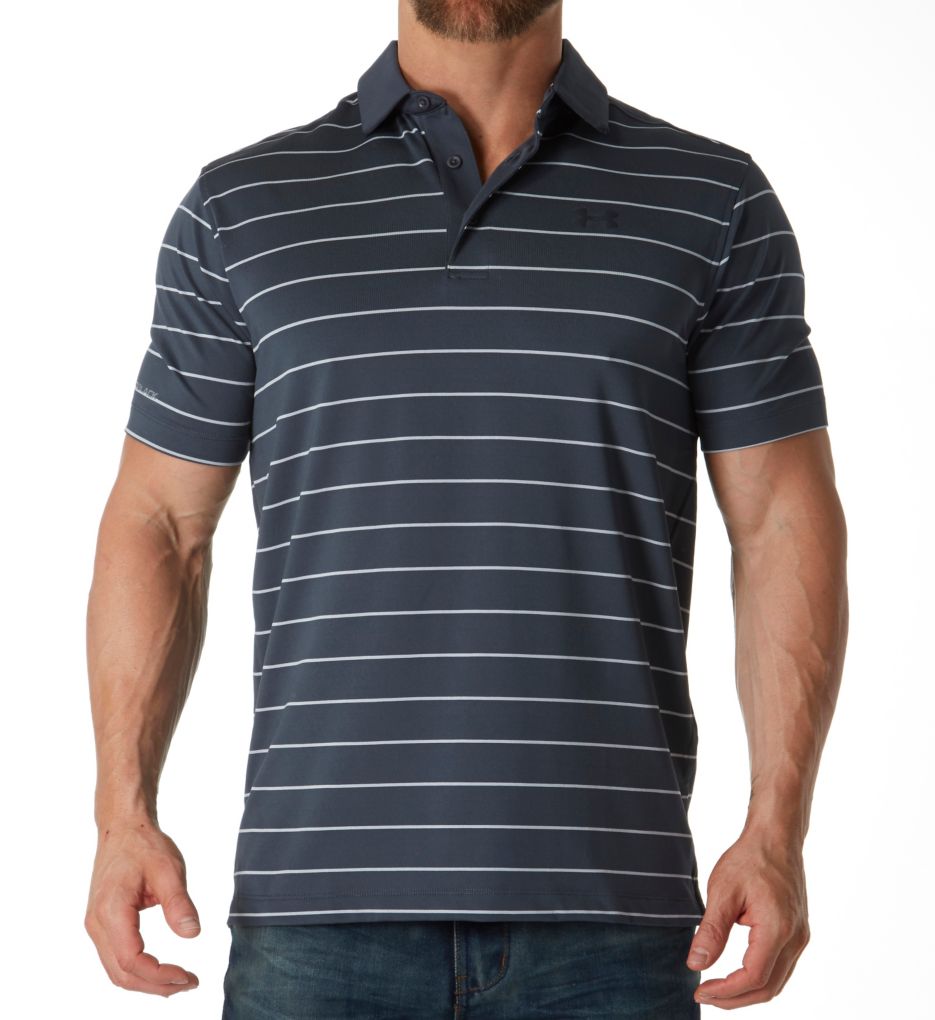 Coldblack Swing Plane Striped Golf Polo Shirt-fs