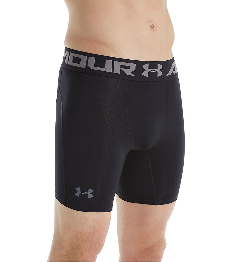 Under Armour 1289572 Heatgear Coolswitch Compression Short (Black/Graphite)
