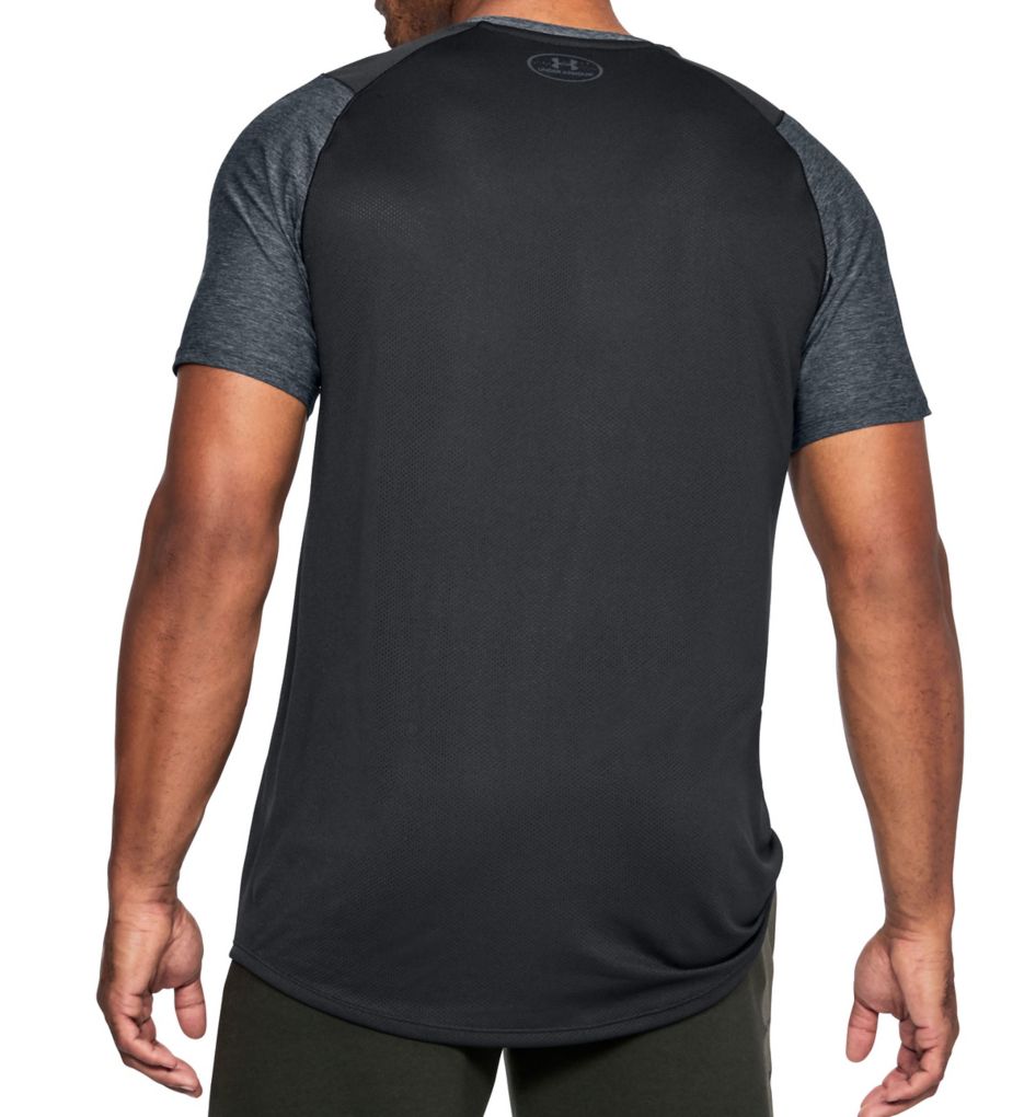 Under Armour Men's HeatGear Armour Short Sleeve Compression Shirt  1257468 Black