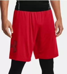 Threadborne Siro Tech Graphic Short RED S