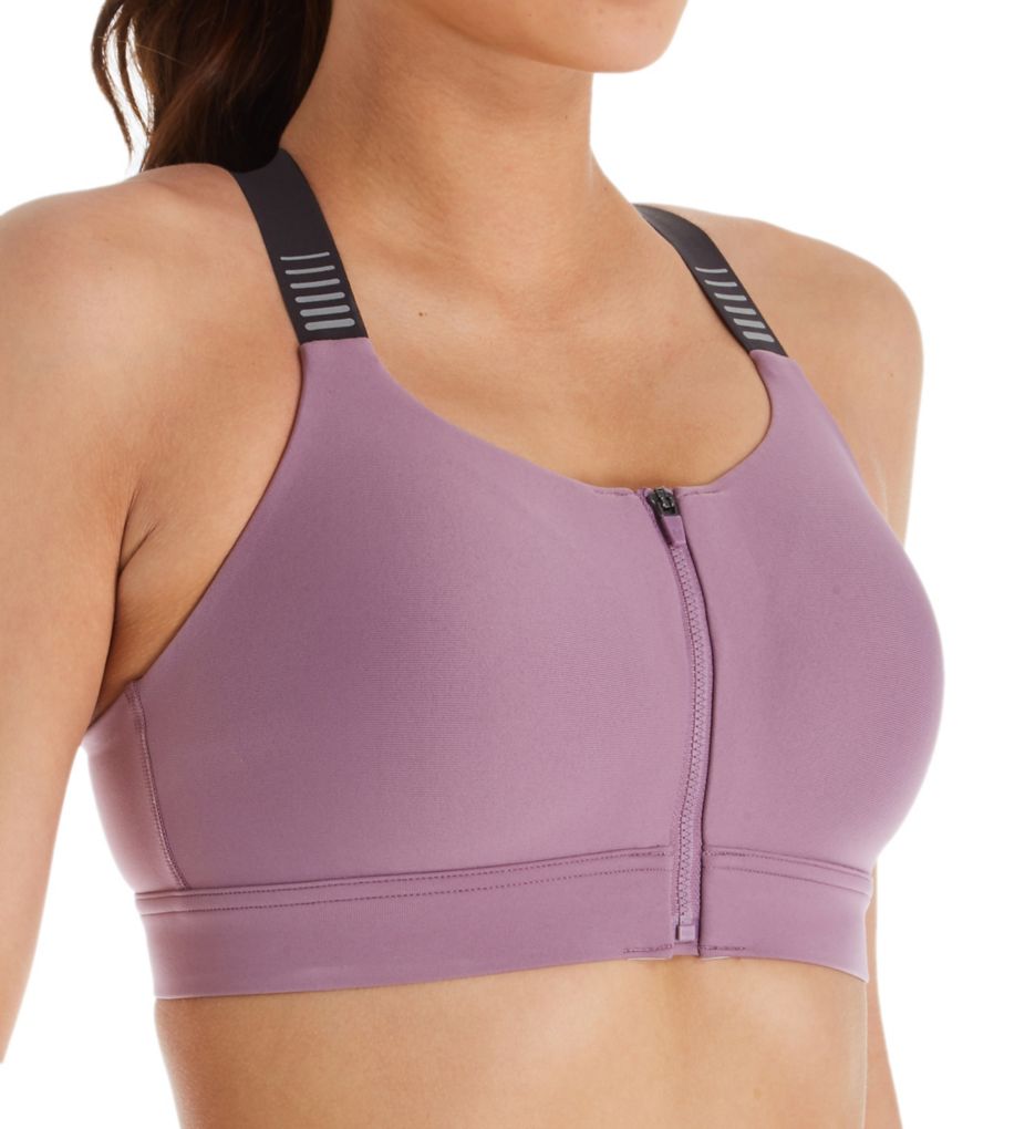 under armour purple sports bra
