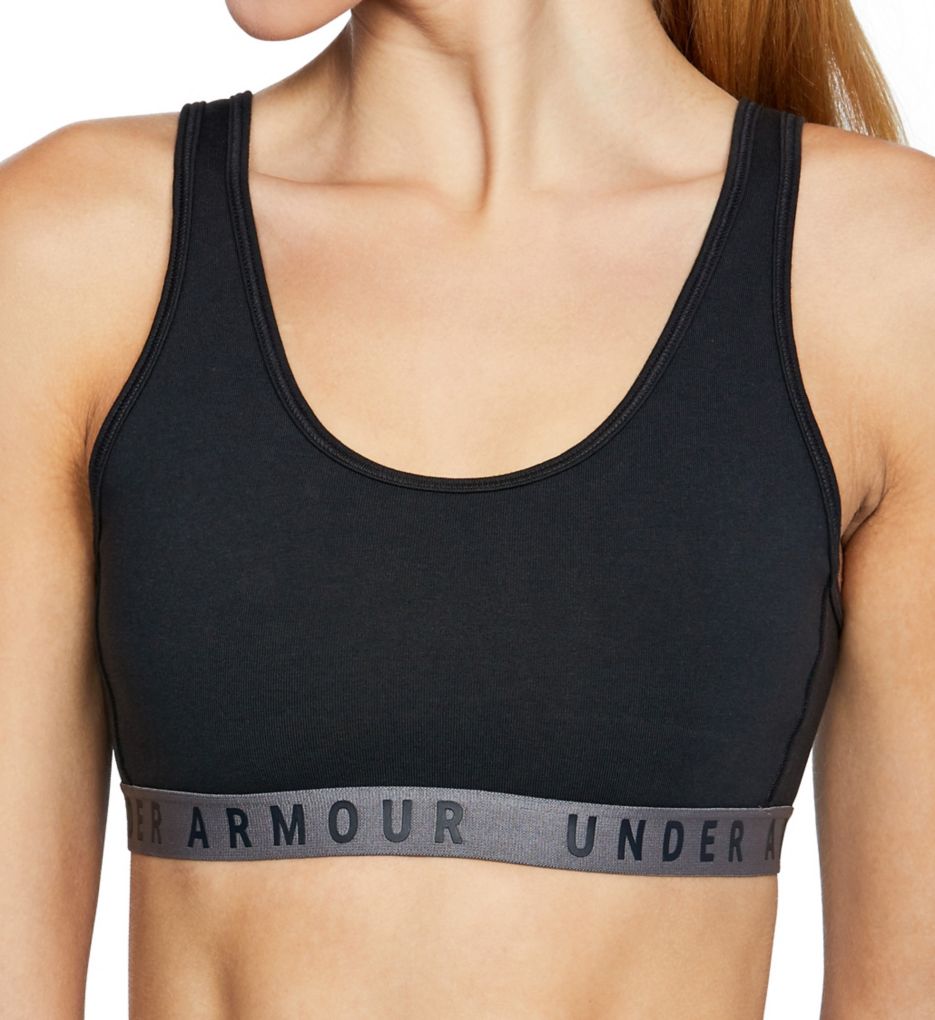 black under armour sports bra