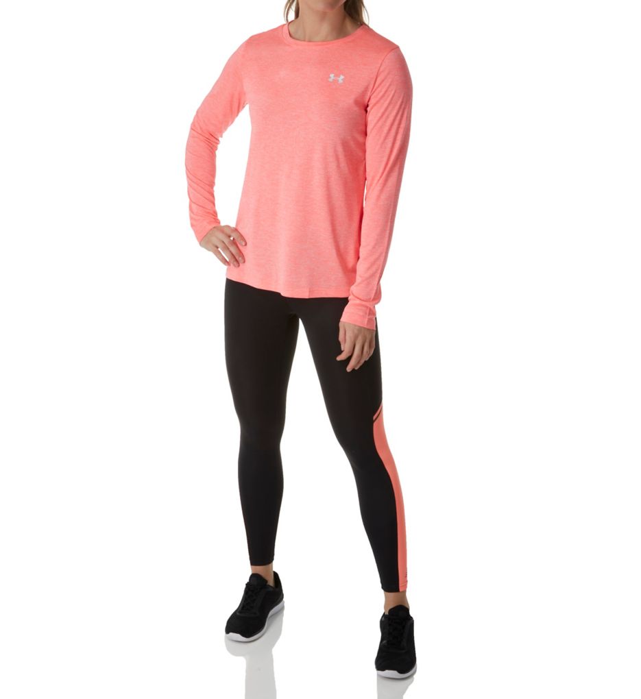 UA Tech Twist Long Sleeve Crew Neck T-Shirt-cs1