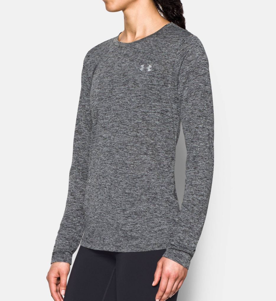 UA Tech Twist Long Sleeve Crew Neck T-Shirt