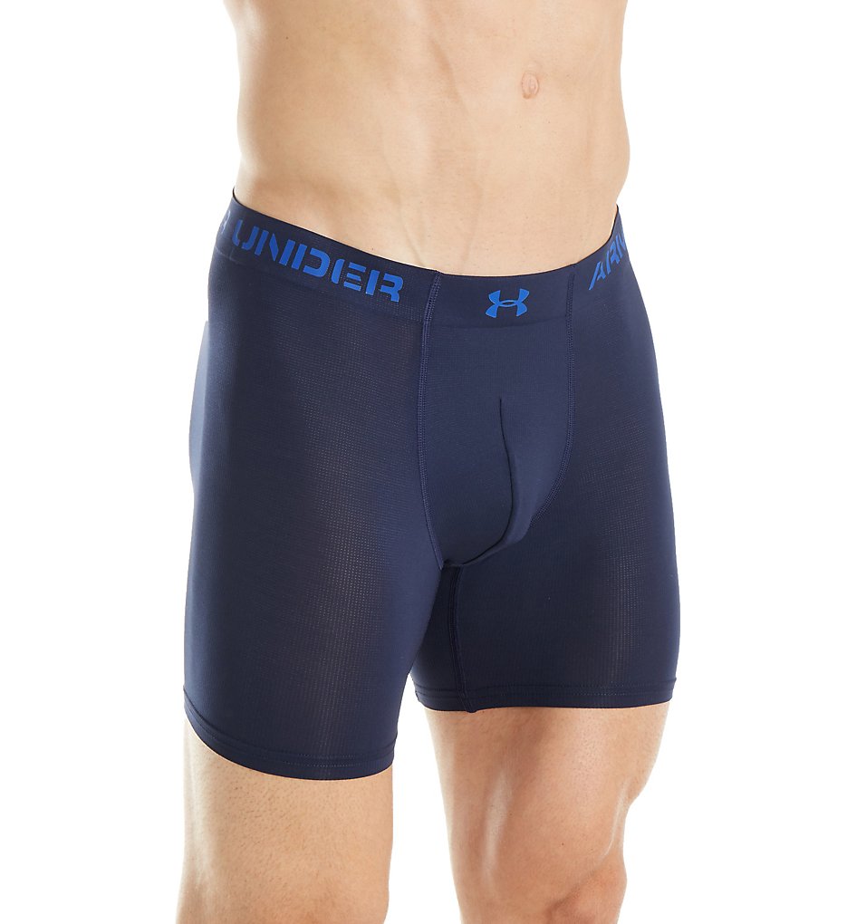 Under Armour 1309467 Armourvent Mesh 6 Inch Boxerjock (Midnight Navy/Royal)