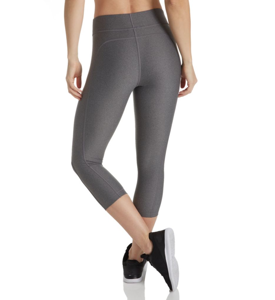 Reebok Womens Capri Seamed Compression Athletic Pants