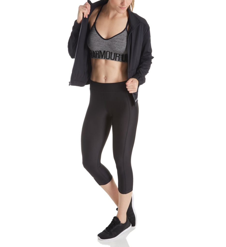 Under Armour Heat Gear Compression Crop Capri Leggings Black