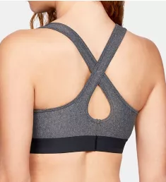 Armour Crossback Heather Mid Impact Sports Bra