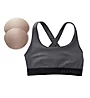 Under Armour Armour Crossback Heather Mid Impact Sports Bra 1310459 - Image 4