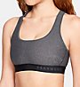 Under Armour Armour Crossback Heather Mid Impact Sports Bra