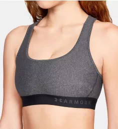 Armour Crossback Heather Mid Impact Sports Bra