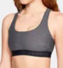 Under Armour Armour Crossback Heather Mid Impact Sports Bra 1310459