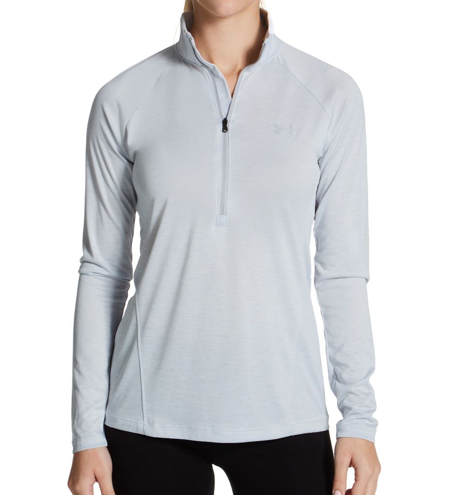 UA Tech Twist 1/2 Zip Long Sleeve Top