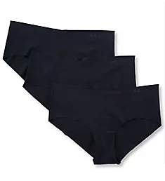 Hipster Panty with Laser Cut Edge - 3 Pack Black S