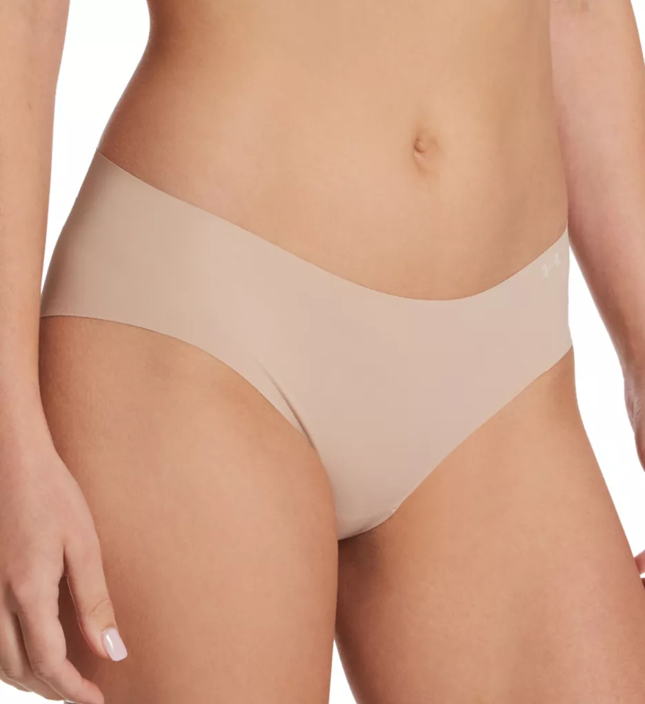 Hipster Panty with Laser Cut Edge - 3 Pack Beige S