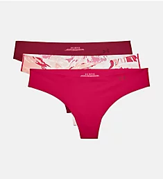 Printed Thong with Laser Cut Edge - 3 Pack
