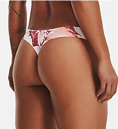 Printed Thong with Laser Cut Edge - 3 Pack Knockout/Black Rose XL