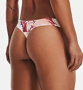 Printed Thong with Laser Cut Edge - 3 Pack