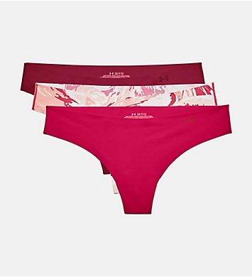 Under Armour Printed Thong with Laser Cut Edge - 3 Pack 1325617 - Under  Armour Panties