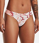 Printed Thong with Laser Cut Edge - 3 Pack