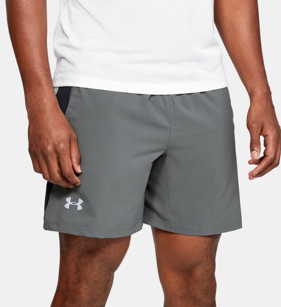 Under Armour Men's Armour Heatgear Compression Shorts Black (001)/Pitch  Gray Large