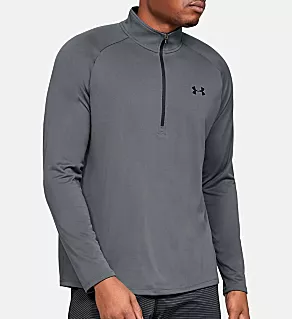 UA Tech 2.0 1/2 Zip Long Sleeve Shirt PITGY L