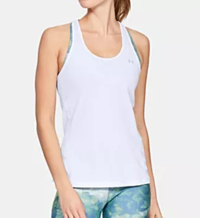 UA HeatGear Armour Racerback Tank White S